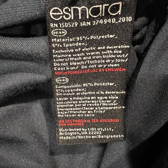 Esmara blue velour jogger pants size XL 16/18. - Picture 6 of 6